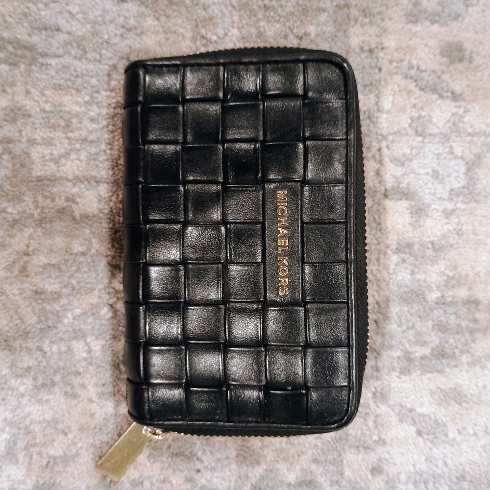 Michael Kors Black Quilted Wallet